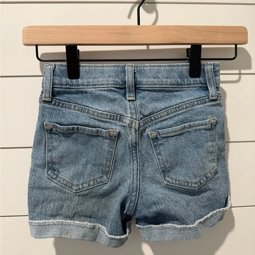 Old Navy Kids High‎ Waisted Denim Shorts Size 7
